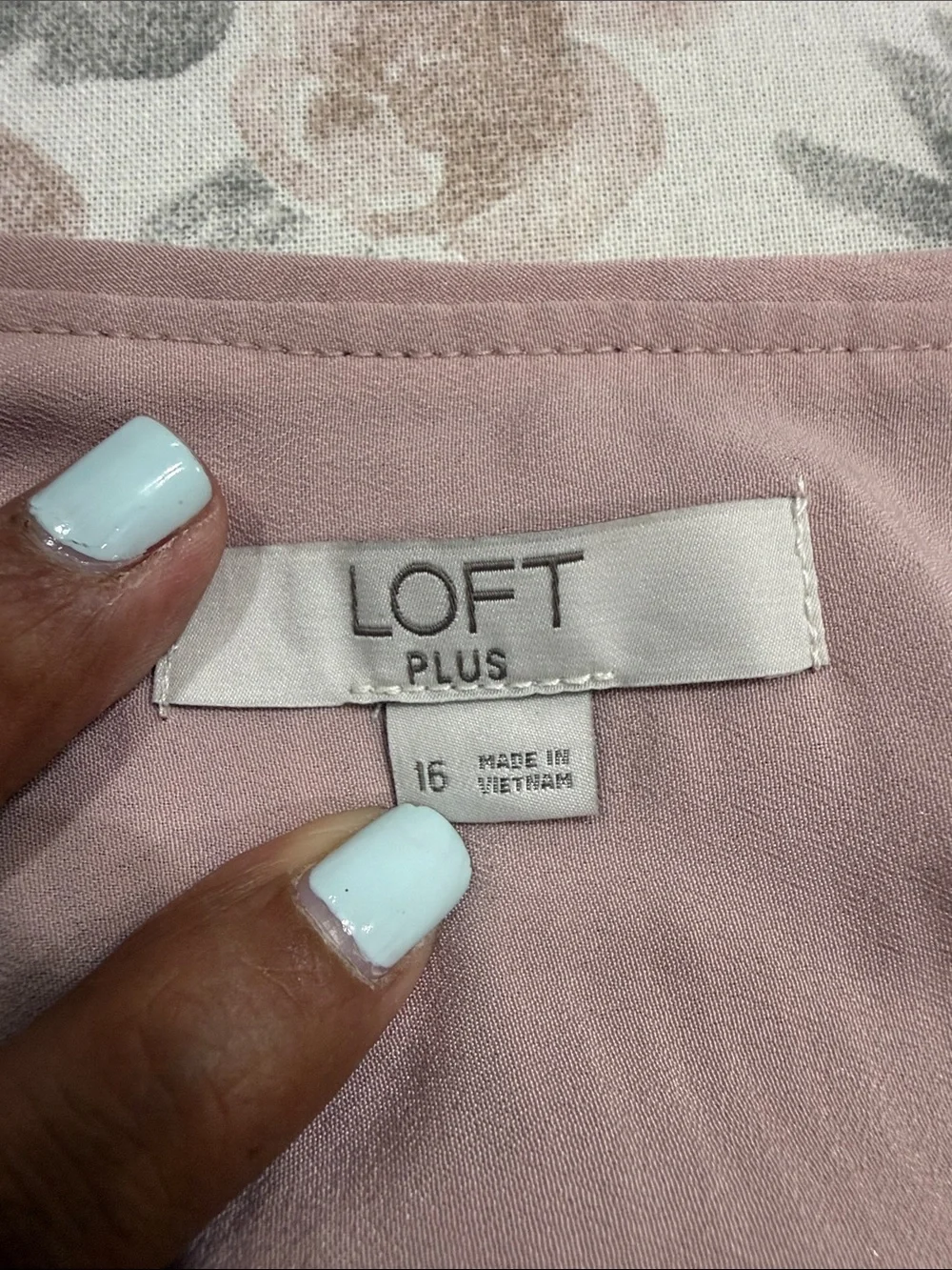 LOFT Plus Pink Sequin Skirt in‎ Rose Gold Size 16 Y2K Style